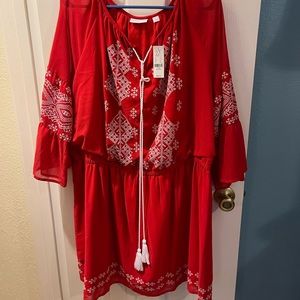 New York & Company Size: XL Color: Red